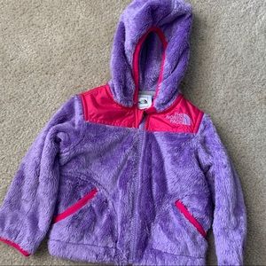 North Face fluffy jacket- worn once!
